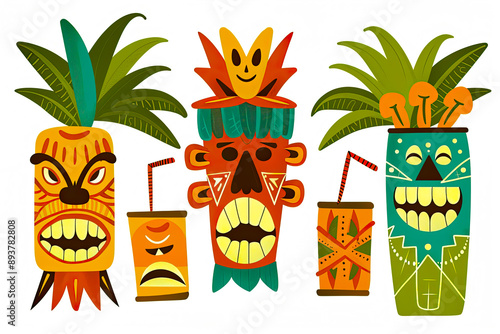 Tiki Mask Party photo