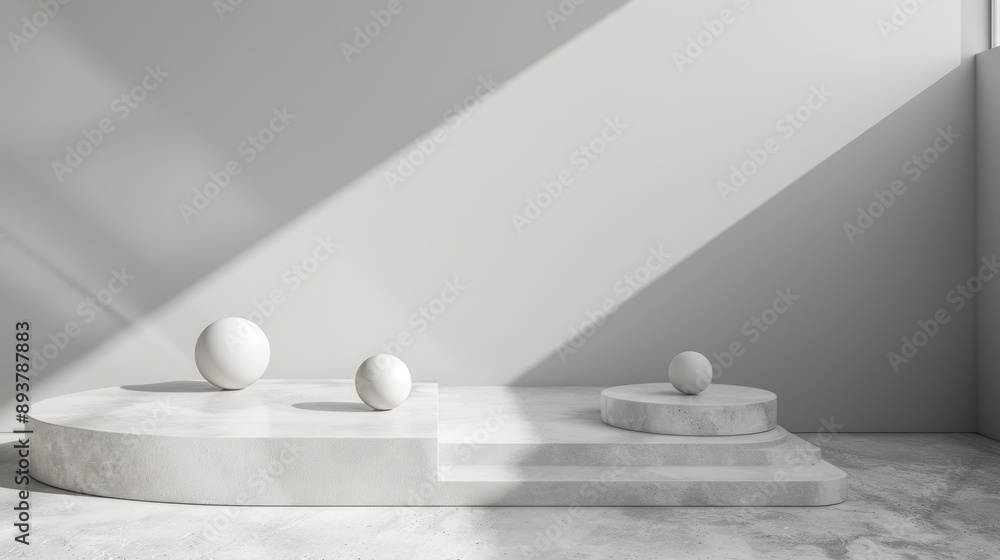 Obraz premium Sleek Geometry Modern Minimalist Design for a Chic and Contemporary Look
