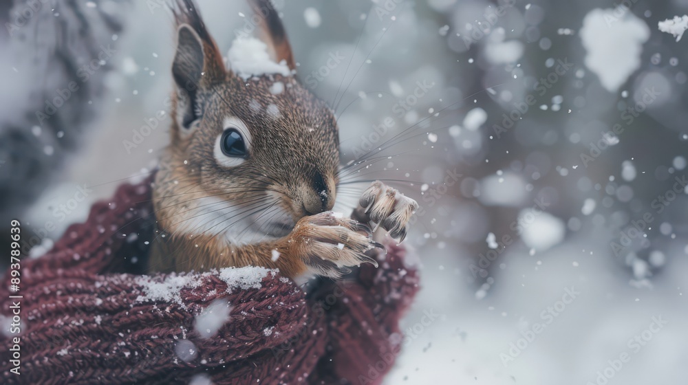 A wildlife rehabilitator cares for injured animals rescued from a harsh winter wonderland, providing sanctuary and rehabilitation. A wildlife rehabilitator cares for injured animals rescued from a harsh winter wonderland, providing sanctuary and rehabilitation.
