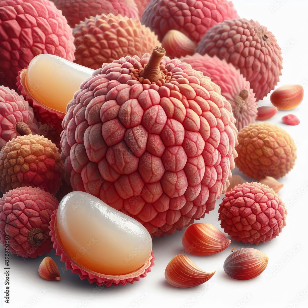81 27. Sweet lychee with a rough skin and translucent flesh, clo 81 27. Sweet lychee with a rough skin and translucent flesh, clo