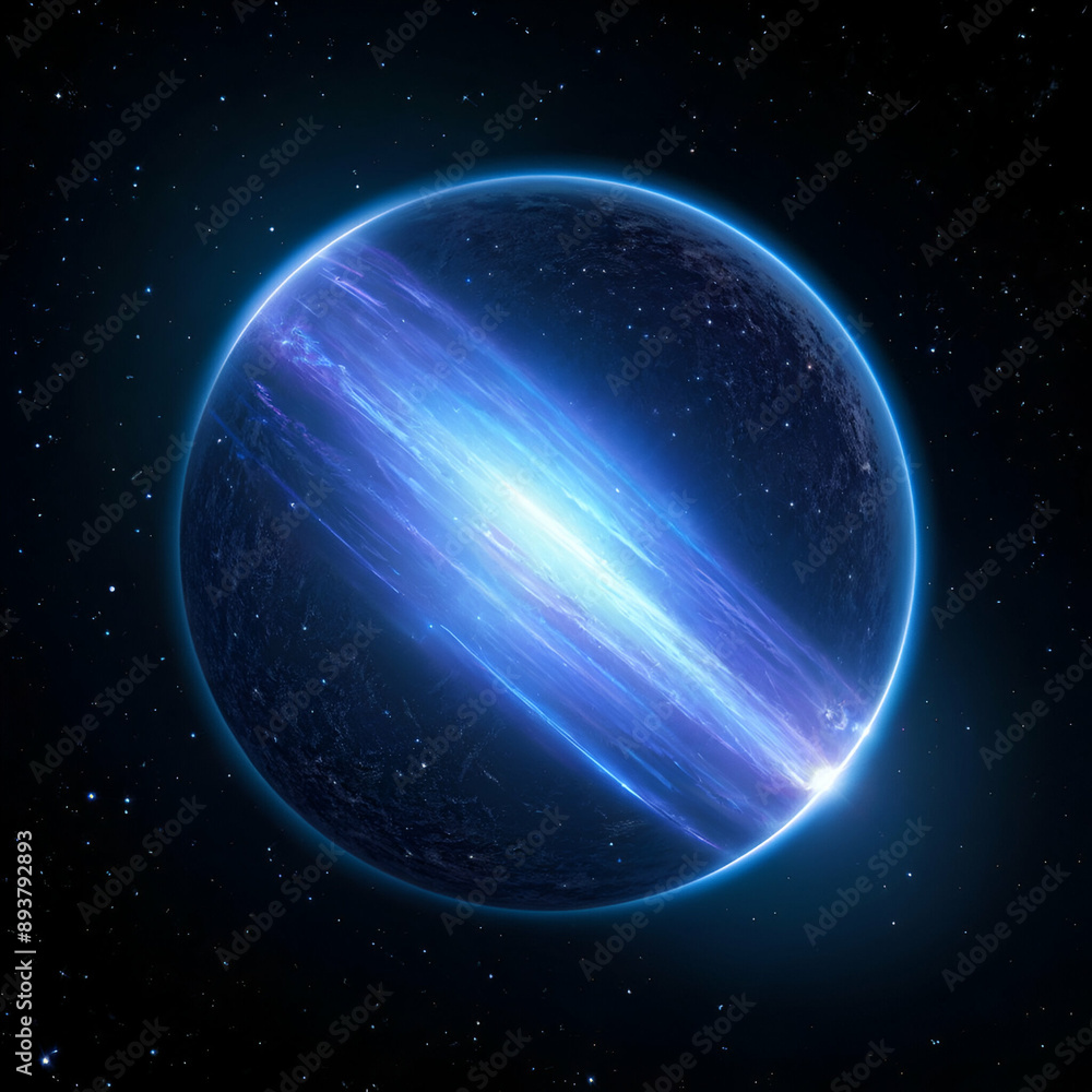 Obraz premium Stella di neutroni