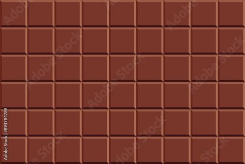 Seamless pattern of chocolate texture. Vector Illustration