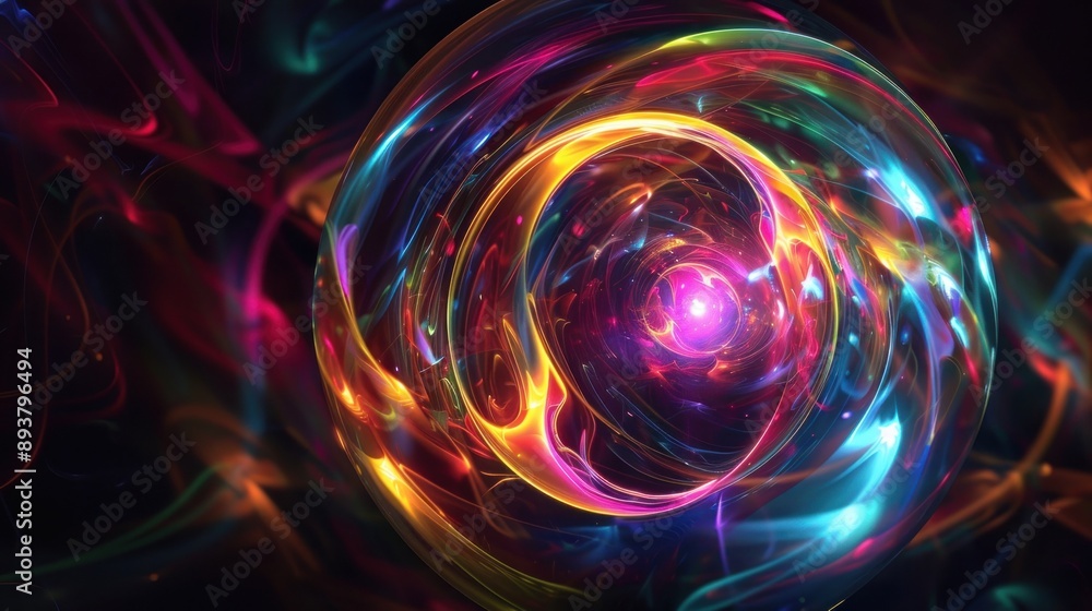 Abstract Orb of Light Abstract Orb of Light