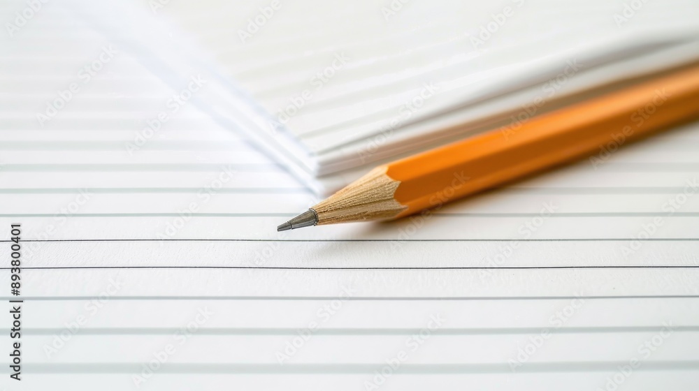 White backdrop with lined paper White backdrop with lined paper