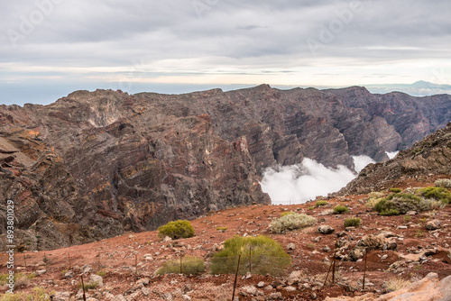 View from Roque de los Muchachos on the island of La Palma.