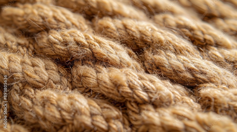 Macro shot of a fluffy brown woven fabric. Macro shot of a fluffy brown woven fabric.