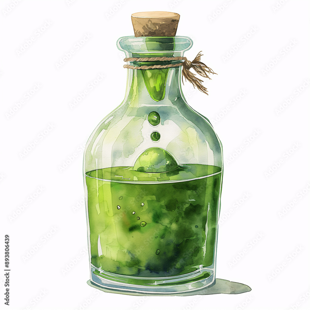 green bottle with water green bottle with water