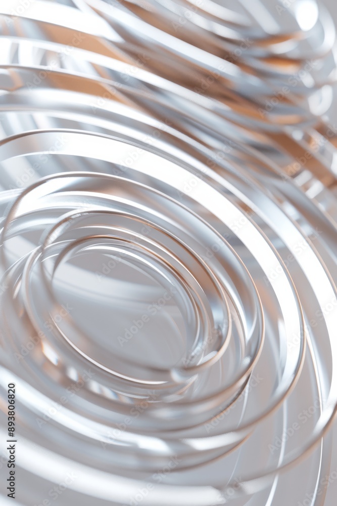 A clean and simple 3D render illustration with abstract rings The radial bright pattern adds A clean and simple 3D render illustration with abstract rings The radial bright pattern adds