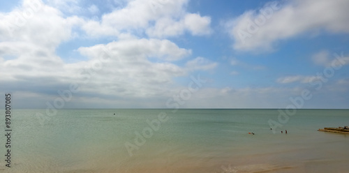 coast of the Sea of ​​Azov in Ukraine