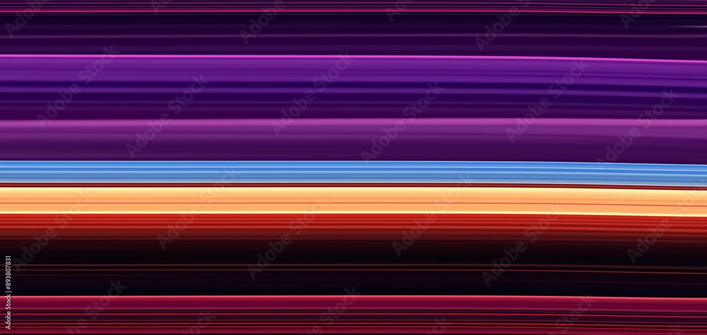 Abstract Gradient Ray Background with Horizontal Lines in Vibrant Purple, Blue, and Orange Hues Abstract Gradient Ray Background with Horizontal Lines in Vibrant Purple, Blue, and Orange Hues