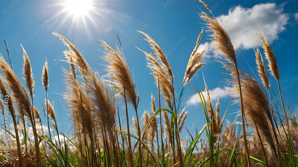 grass and sky grass and sky