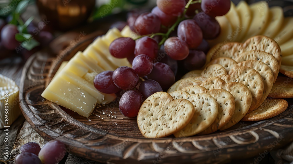 A sophisticated image of heart-shaped cheese slices on a platter A sophisticated image of heart-shaped cheese slices on a platter
