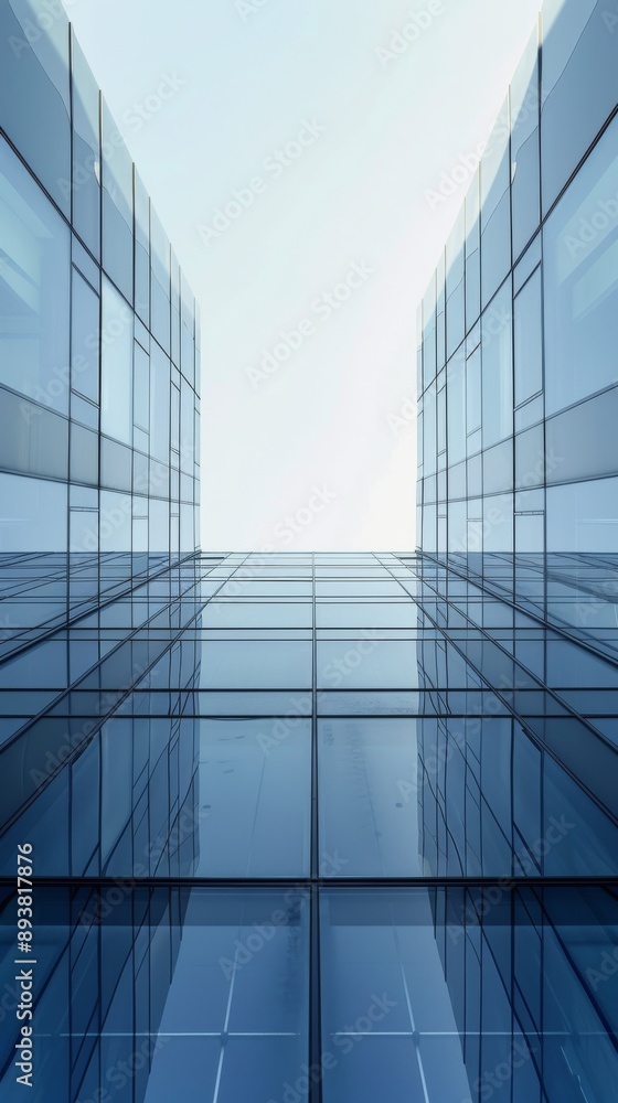 Glass Facade of a Modern Building Glass Facade of a Modern Building