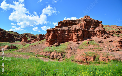 Narman Fairy Chimneys, located in Erzurum, Turkey, is one of the important tourist centers of the region. photo