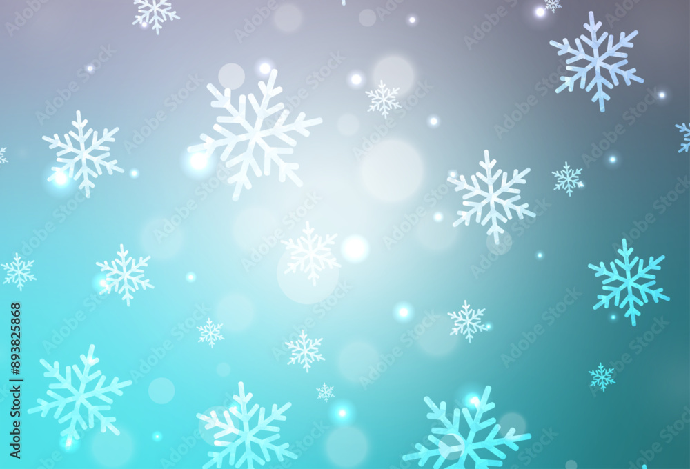 Light Pink, Blue vector background in Xmas style. Light Pink, Blue vector background in Xmas style.