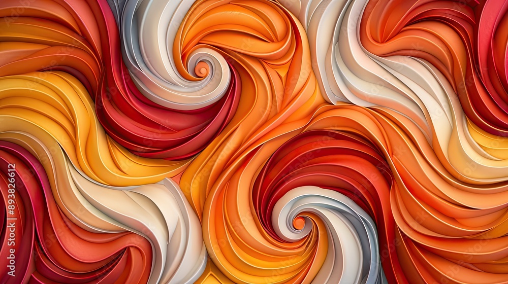 Warm autumn colors blending in abstract swirls, creating a cozy seasonal background Warm autumn colors blending in abstract swirls, creating a cozy seasonal background