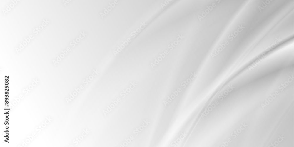 Obraz premium Grey soft curved minimal vector waves