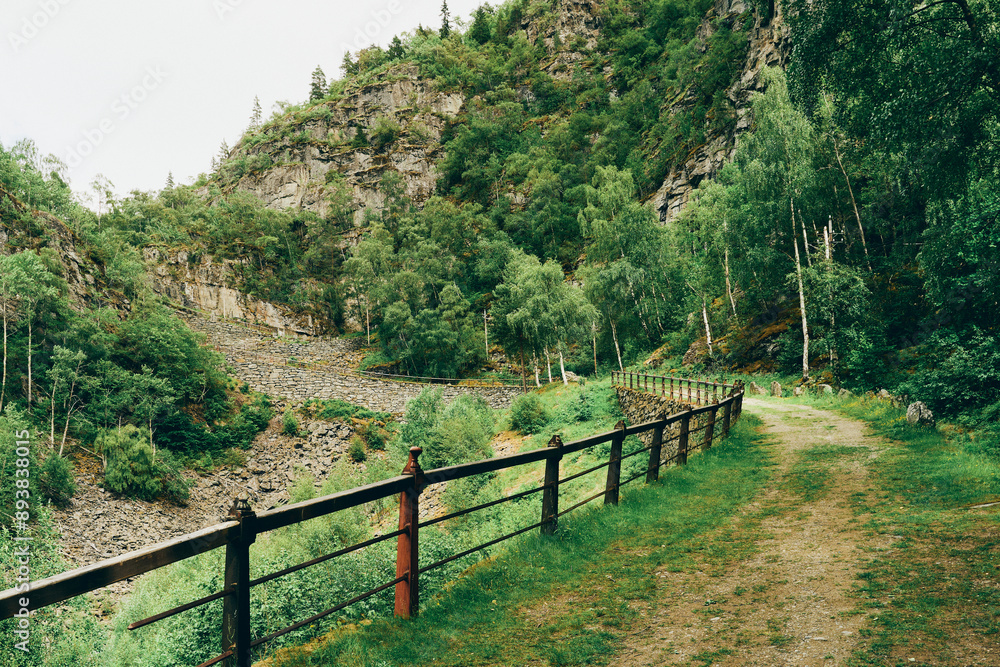 The Vindhellavegen Old King's Road of Laerdal, Western Norway. The Vindhellavegen Old King's Road of Laerdal, Western Norway.