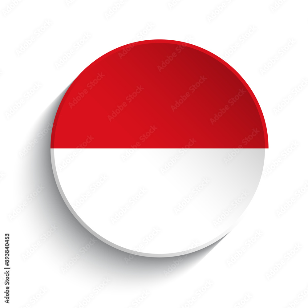 Indonesia flag button Indonesia flag button
