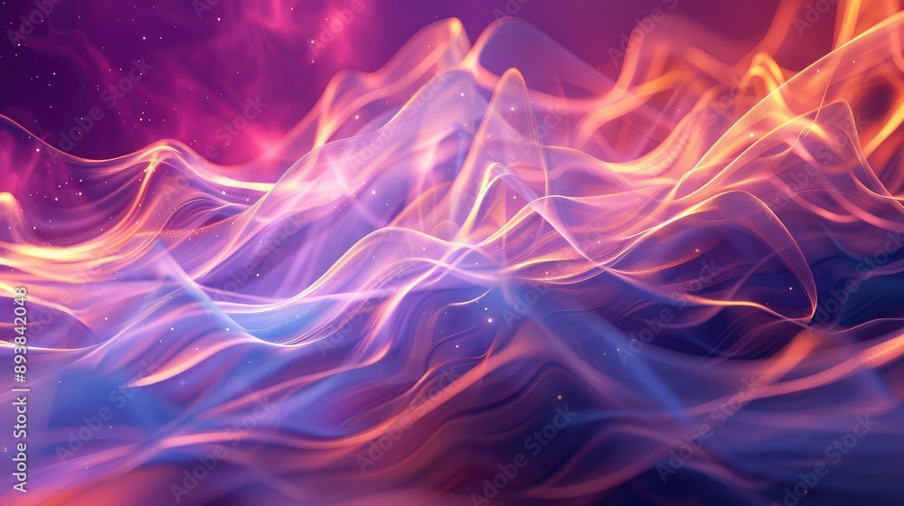 Fototapeta premium Energy flow background