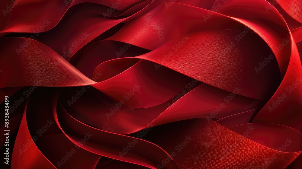 Fototapeta premium Ribbon background, ai generation