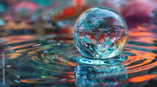 water text style effect generated-ai