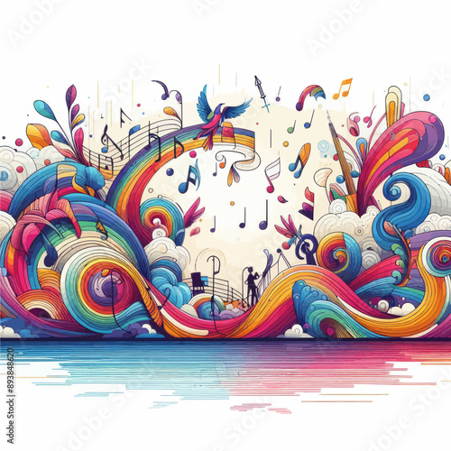 this vector about symphony of color 