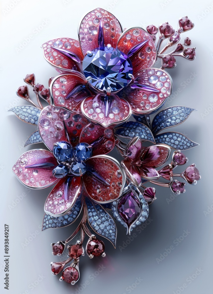 Fototapeta premium rhinestones, fashion, illustration, jewellery, designs 