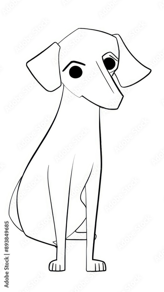Obraz premium white sheep dog