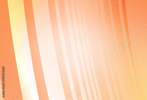 Light Orange vector blurred shine abstract template.