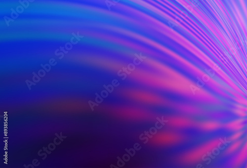 Light Pink, Blue vector blurred and colored pattern.
