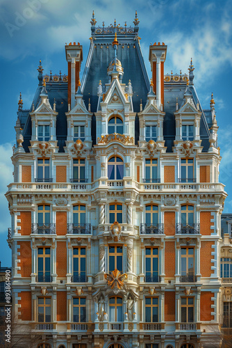 À Prague, une tour gothique se dresse au-dessus des bâtiments historiques. La façade ancienne et les couloirs médiévaux offrent un repère urbain fascinant pour les voyageurs en Europe. photo