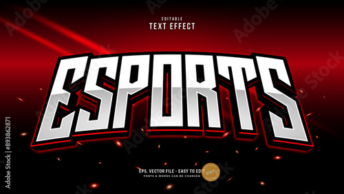 Esport editable text effect