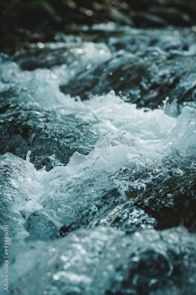 Fototapeta premium Rushing River Rapids