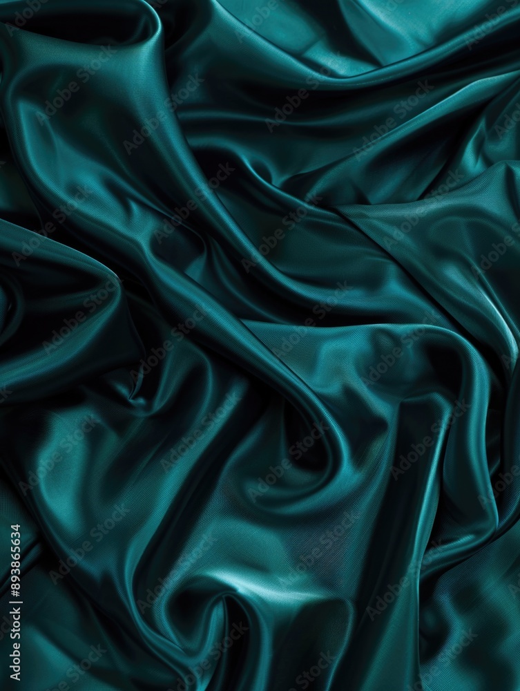 Obraz premium Luxurious Teal Velvet