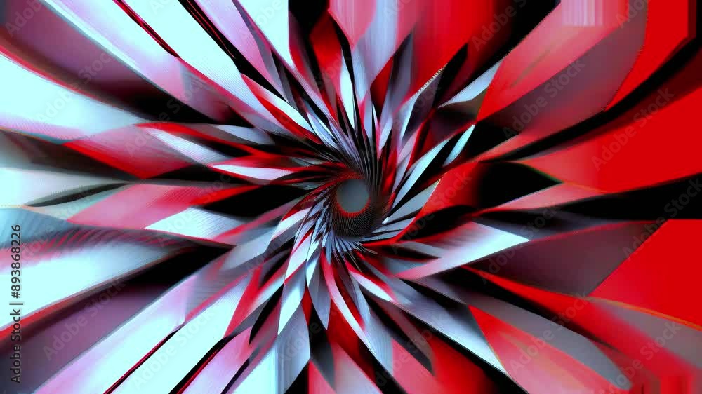 Dynamic abstract 3D video of geometric shapes rotating in vibrant red and black tones mesmerizing visual effects Dynamic abstract 3D video of geometric shapes rotating in vibrant red and black tones mesmerizing visual effects
