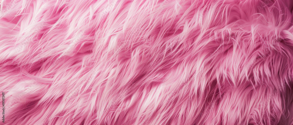 Fluffy, vibrant pink faux fur texture fills the frame, exuding a sense of coziness, warmth, and playful style. Fluffy, vibrant pink faux fur texture fills the frame, exuding a sense of coziness, warmth, and playful style.