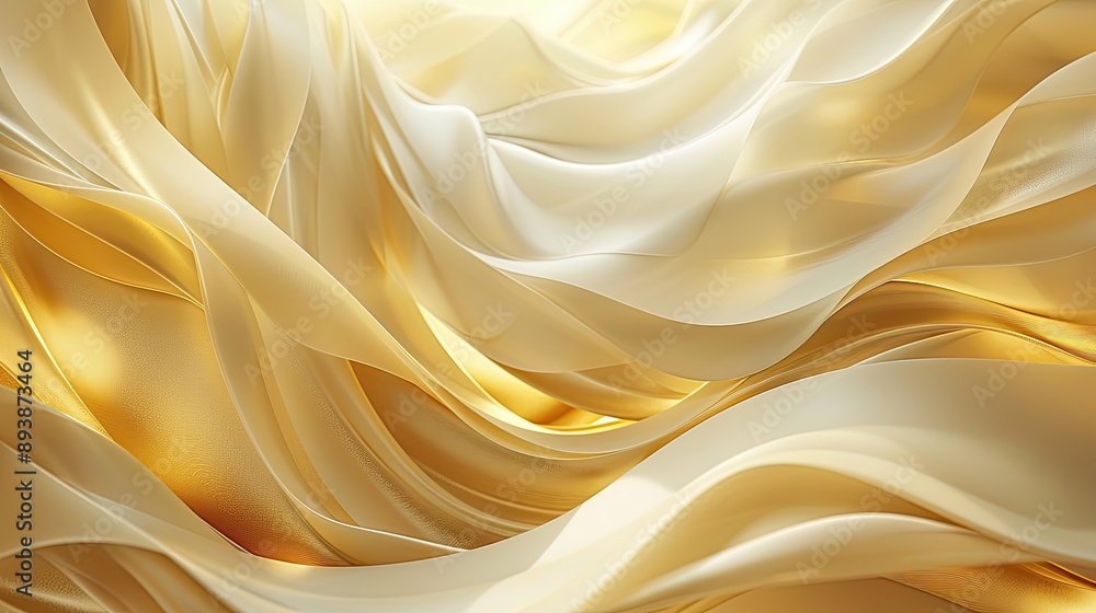 Wallpaper featuring golden tones flowing shapes intricate textures and light reflections Wallpaper featuring golden tones flowing shapes intricate textures and light reflections