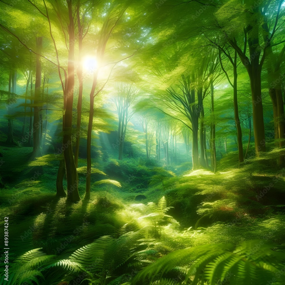 Obraz premium rays of light