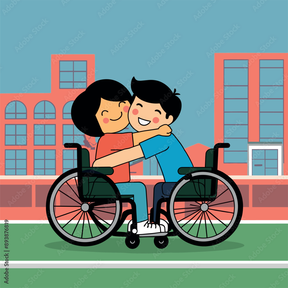 Back to school with friendship day - inclusive post - wheelchair Back to school with friendship day - inclusive post - wheelchair