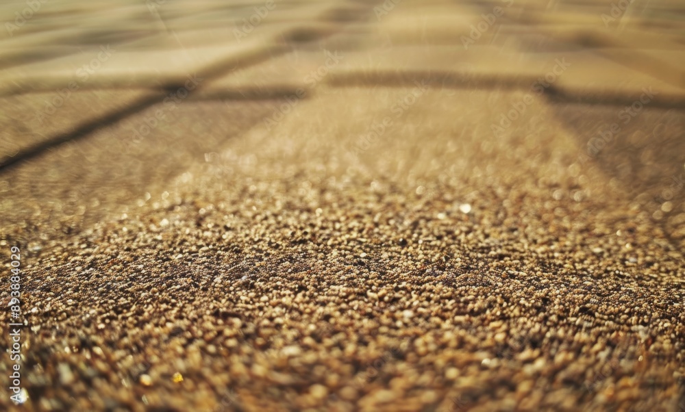 sand on an asphalt shingle roof, showing detailed lines and textures sand on an asphalt shingle roof, showing detailed lines and textures