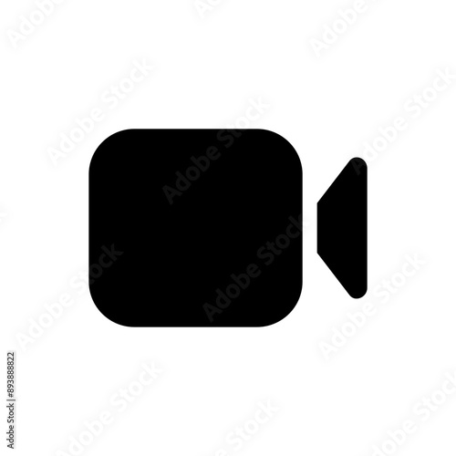 video camera icon for streaming , facetime icons video call symbol