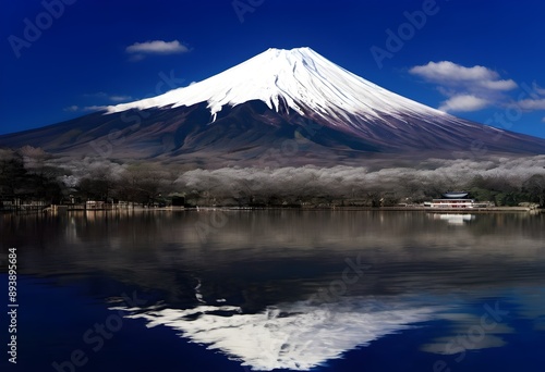 A view of Mount Fuji in Japan