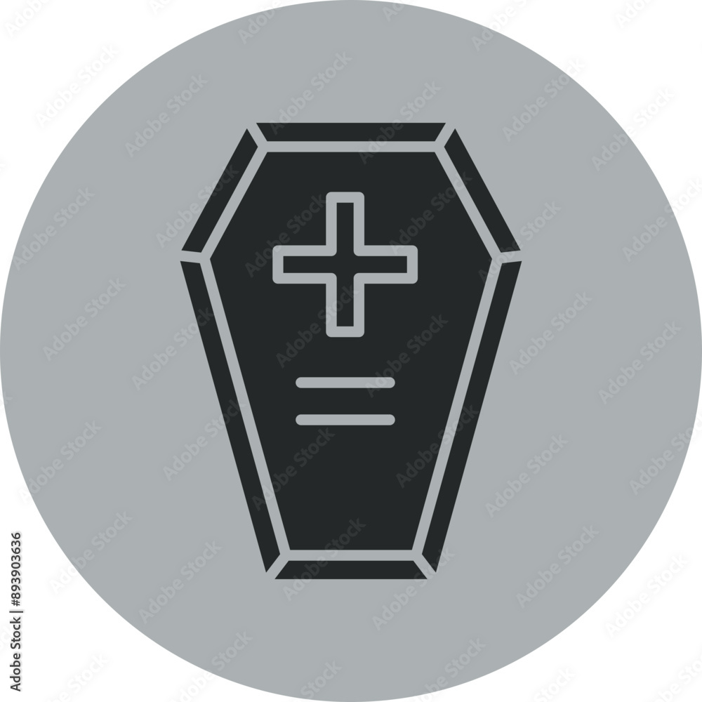 Obraz premium Coffin Icon Design
