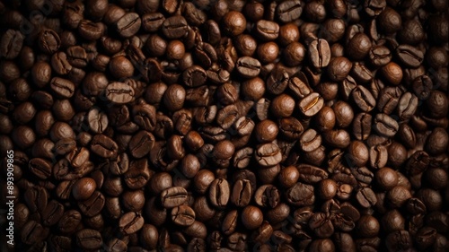 Rich coffee background with a deep, dark brown color and a smooth, velvety texture, perfect for a warm and inviting look 