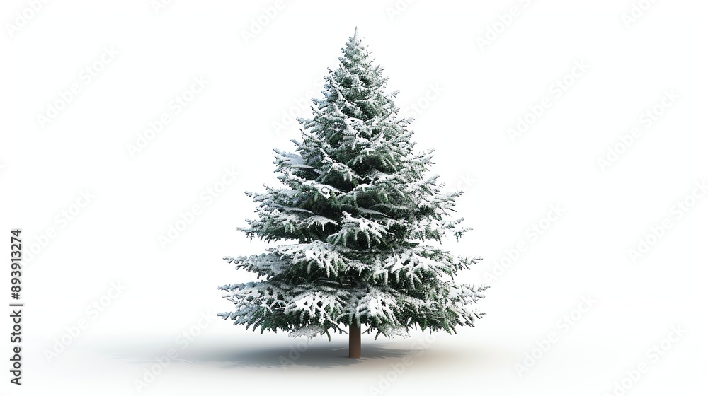 Fototapeta premium christmas tree isolated