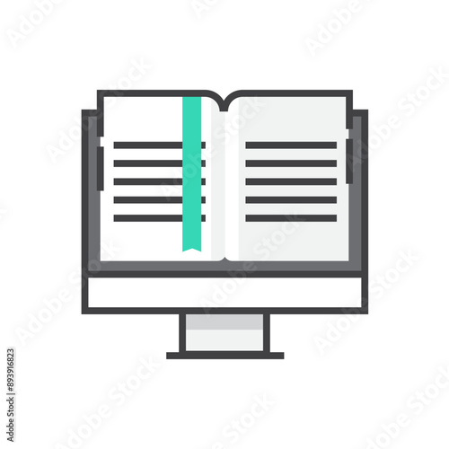 folder with documents icon illustration