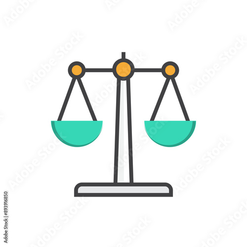 scales of justice and a weight