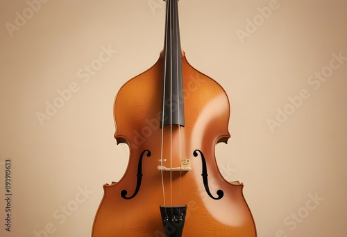 violin on black background