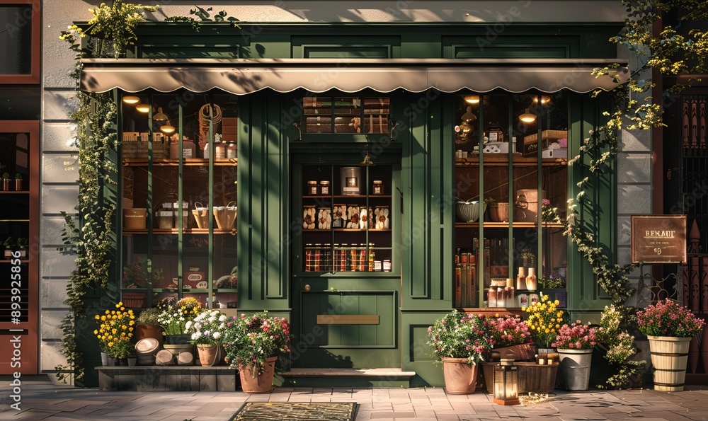 Artisanal storefronts featuring handcrafted goods and unique artisan products, ideal for a boutique shopping spree Artisanal storefronts featuring handcrafted goods and unique artisan products, ideal for a boutique shopping spree